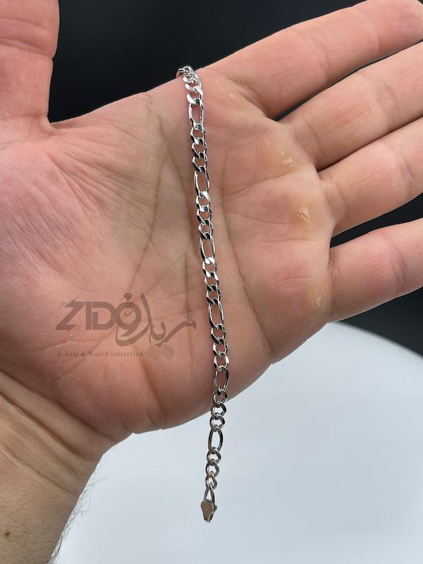دستبند نقره مردانه