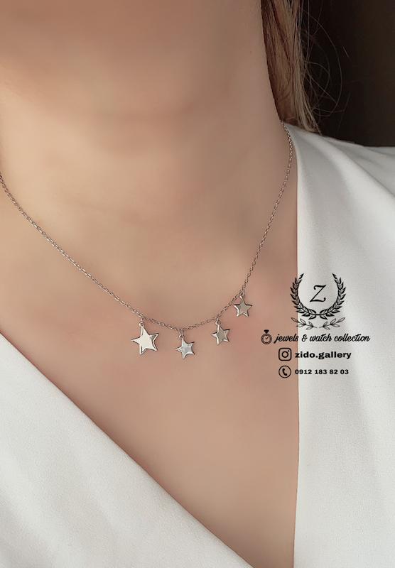 گردنبند نقره استار