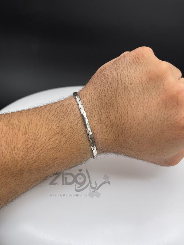 بنگل نقره مردانه