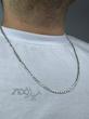زنجیر نقره مردانه ایتالیایی