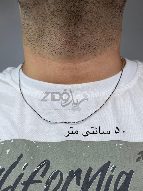 گردنبند های نقره مردانه ایتالیایی مدل ونیزی کد CH2197