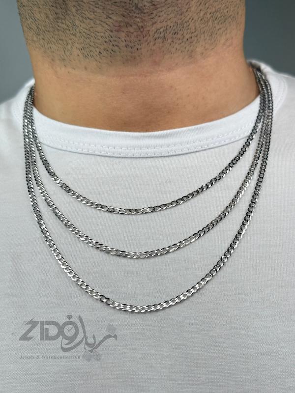 گردنبند های نقره مردانه