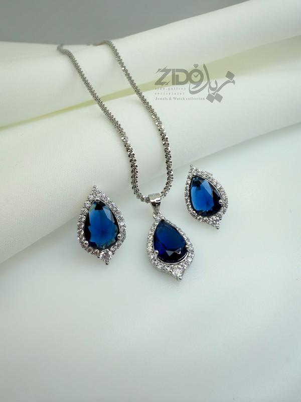 نیمست نقره نگین دار