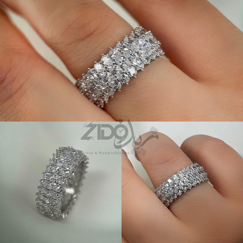 خرید انگشتر نقره جواهری