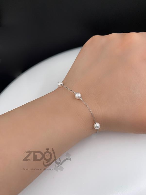 ست مروارید نقره عیار ۹۲۵ مدل نیکا کد SET1025