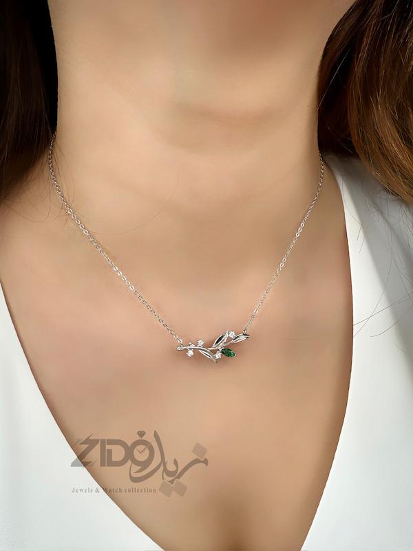 گردنبند نقره عیار ۹۲۵ مدل یوری کد N1062