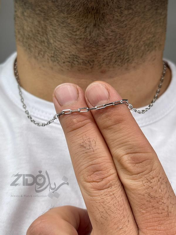 گردنبند نقره مردانه