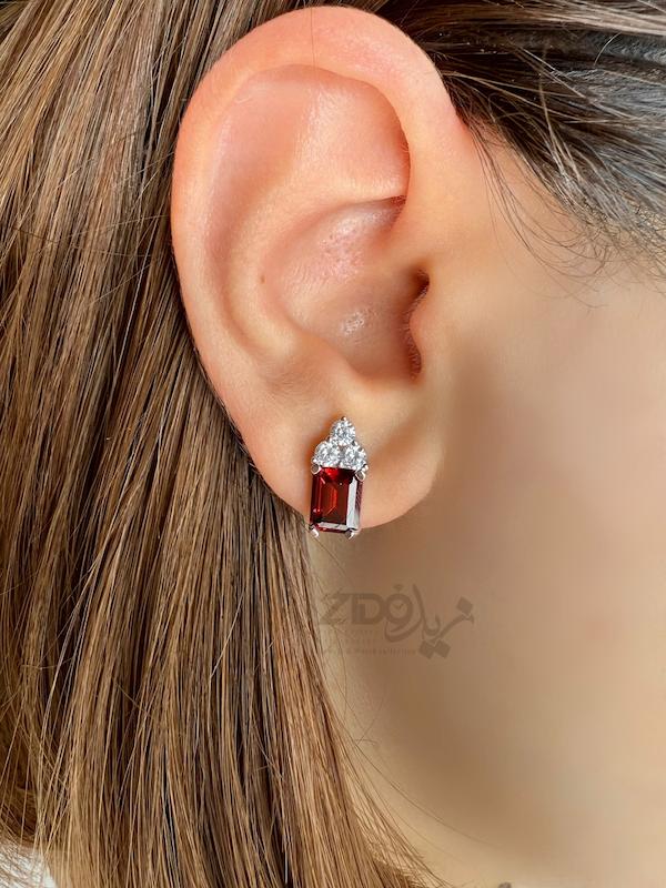 نیمست نقره زنانه عیار ۹۲۵ مدل دونه اناری کد H1056