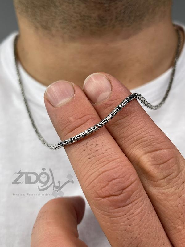 گردنبند نقره مردانه