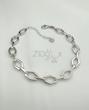 دستبند نقره زنانه مدل لوزی کد B1045