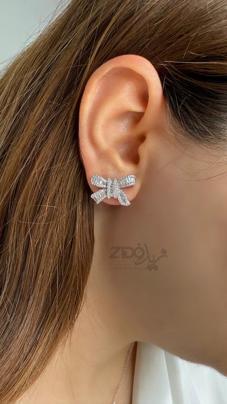 سرویس نقره زنانه عیار ۹۲۵ مدل پاپیون کد SS1002