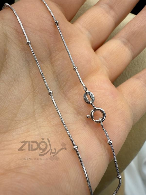 زنجیر نقره زنانه