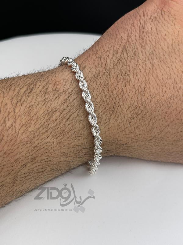 دستبند نقره مردانه