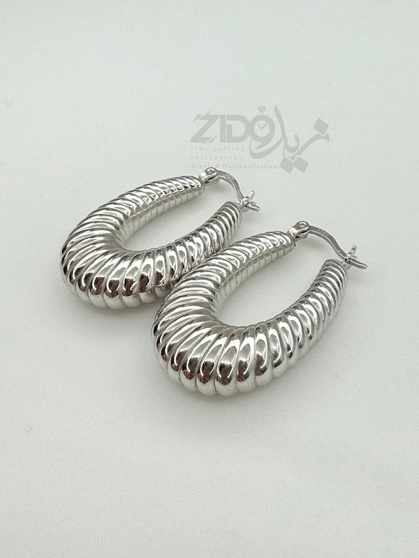 خرید گوشواره های نقره زنانه مدل حلزونی