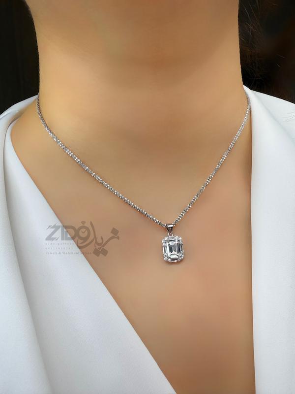 خرید نیمست زنانه نقره مدل دیلا
