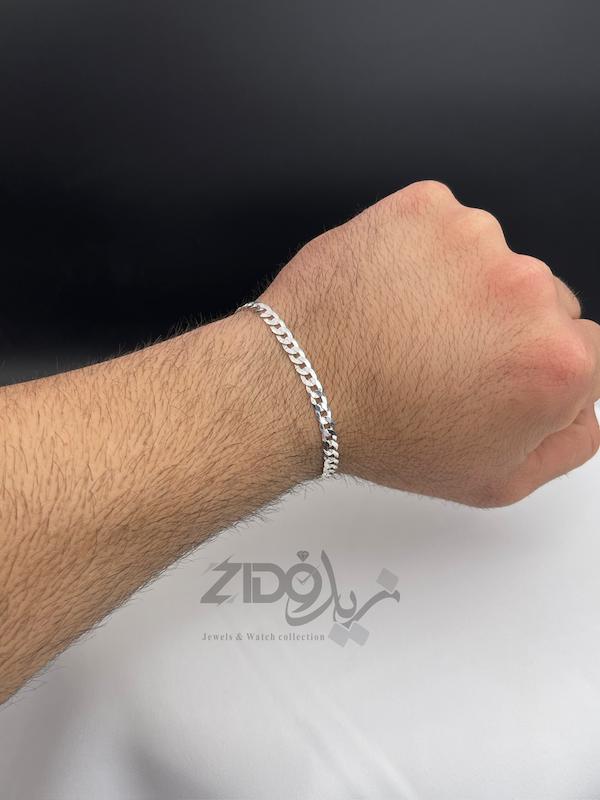 دستبند نقره مردانه ایتالیایی