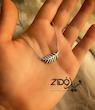 گردنبند نقره زنانه مدل گندم