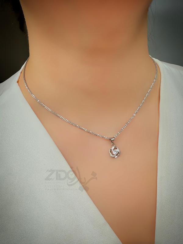 نیمست نقره زنانه مدل پیچ