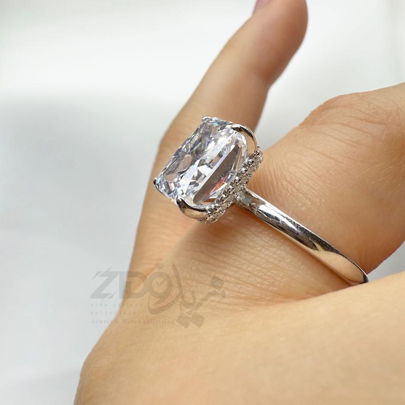 انگشتر زنانه نقره مدل شاهکار کد R1065