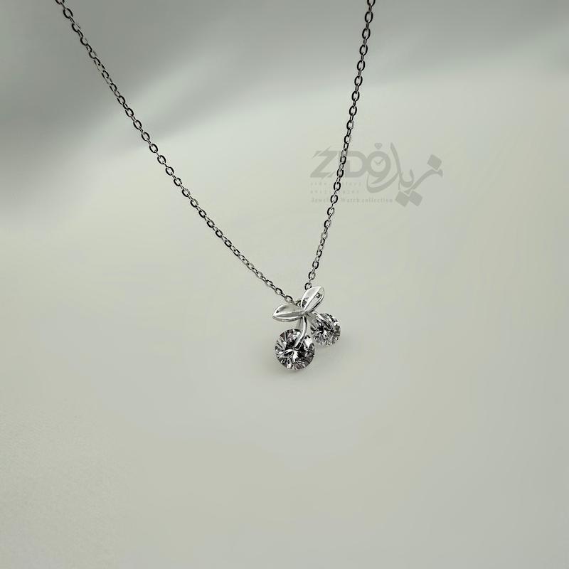 گردنبند نقره زنانه مدل گیلاس کد N1087
