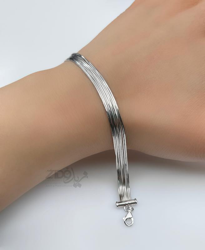 دستبند زنانه نقره 