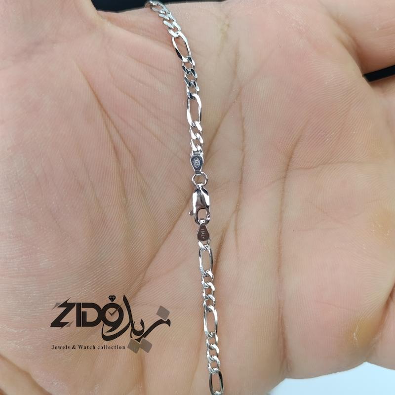 گردنبند نقره مردانه ایتالیایی مدل فیگارو کد CH2225
