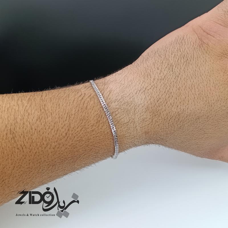 دستبند نقره مردانه