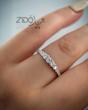 انگشتر نقره زنانه عیار ۹۲۵ مدل جینا کد R1070