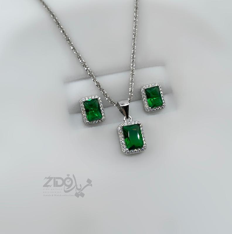 نیمست نقره زنانه مدل زبرا