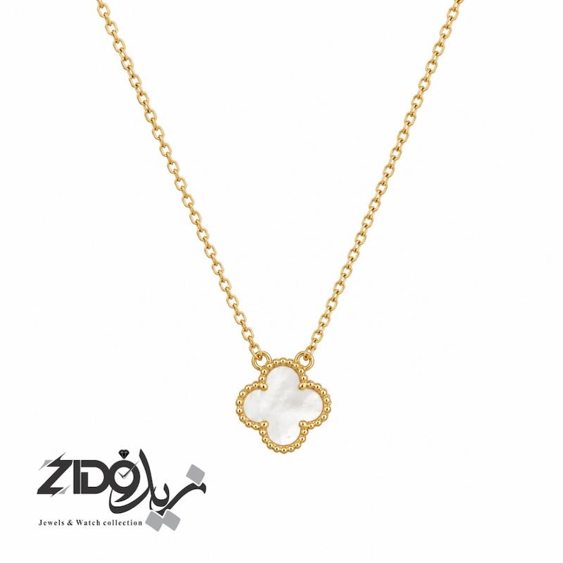 گردنبند نقره زنانه عیار ۹۲۵ مدل ونکلیف کد N1095