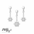 نیمست نقره زنانه عیار ۹۲۵ مدل دونه برف کد H1077