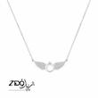 گردنبند نقره زنانه عیار ۹۲۵ مدل بال فرشته کد N1097