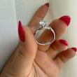 انگشتر نقره زنانه عیار ۹۲۵ مدل تکتاش R1071