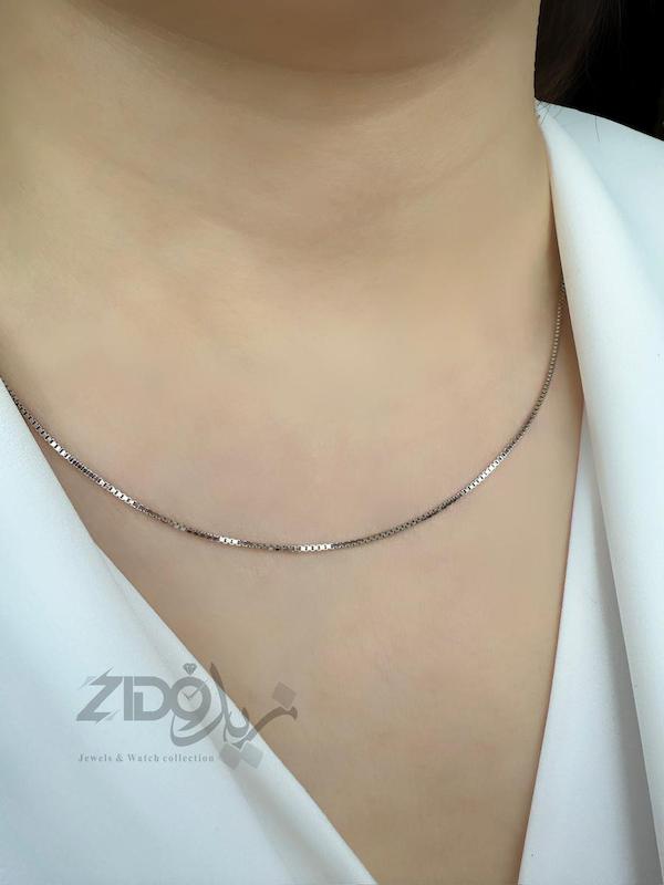 گردنبند نقره زنانه عیار ۹۲۵ ایتالیایی مدل ونیزی