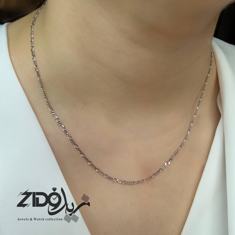 گردنبند نقره زنانه عیار ۹۲۵ مدل فیگارو