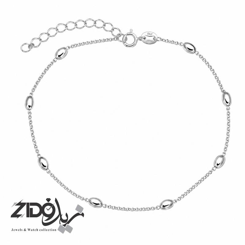 پابند نقره زنانه عیار ۹۲۵ مدل پلین