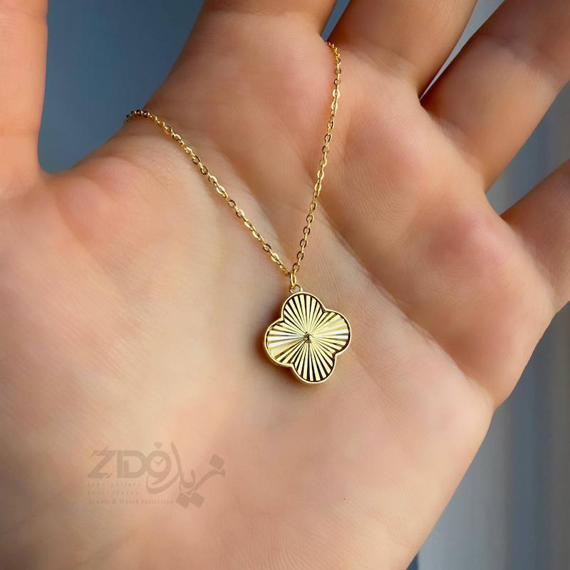 گردنبند نقره زنانه عیار ۹۲۵ مدل ونکلیف