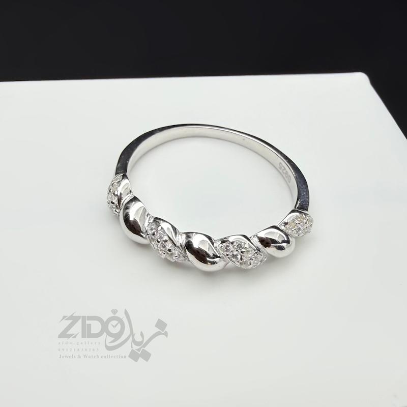 انگشتر نقره زنانه دامله کد R1073
