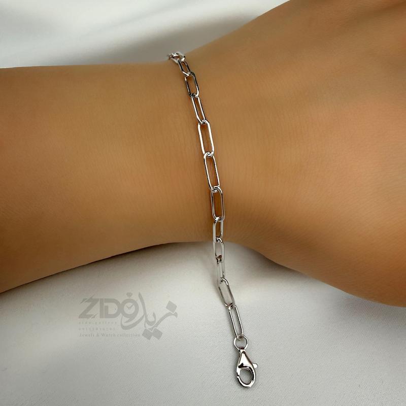 دستبند نقره زنانه هرمس کد B1080