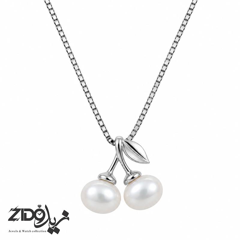 گردنبند نقره زنانه عیار ۹۲۵ مدل گیلاس کد N1012