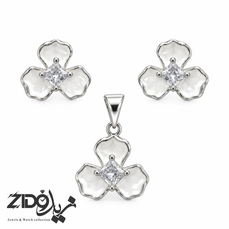 نیمست نقره زنانه عیار ۹۲۵ مدل مینو کد H1089