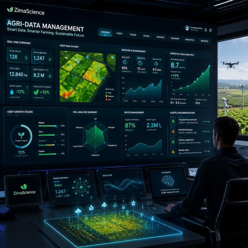 مدیریت داده‌های کشاورزی (Agri-Data Management)