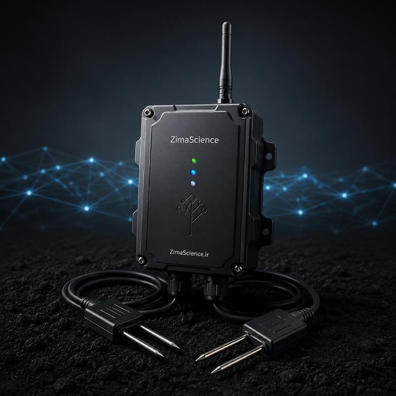 دستگاه اندازه‌گیری رطوبت خاک سری وای‌فای (IoT)  