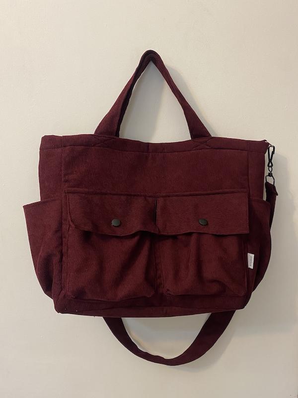 کیف مخمل کبریتی مدل Bigcarry