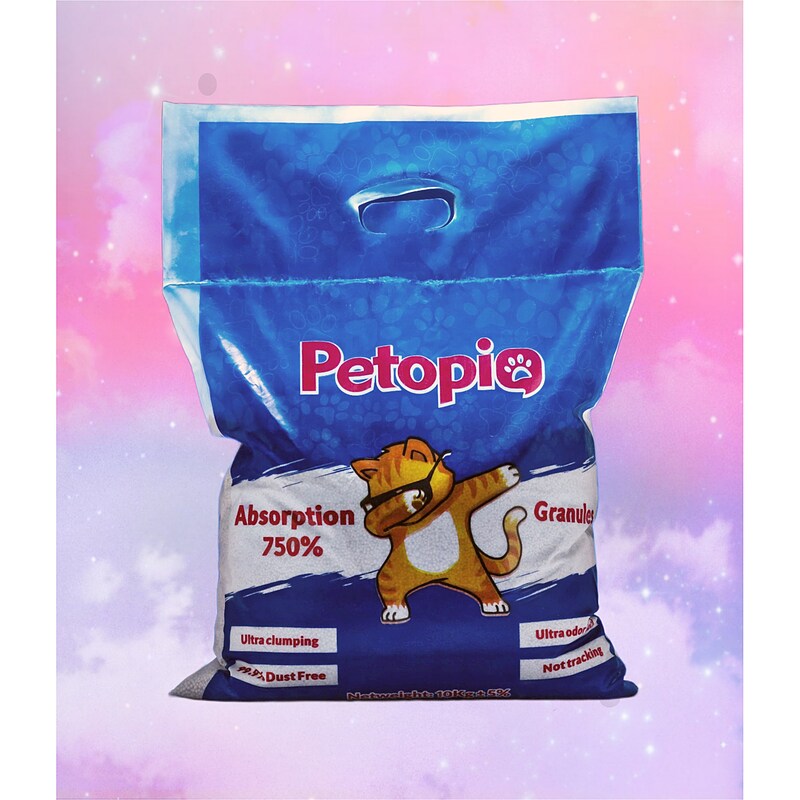 خاک بستر گربه پتوپیا وزن 10 کیلوگرمی Petopia cat litter 10kg