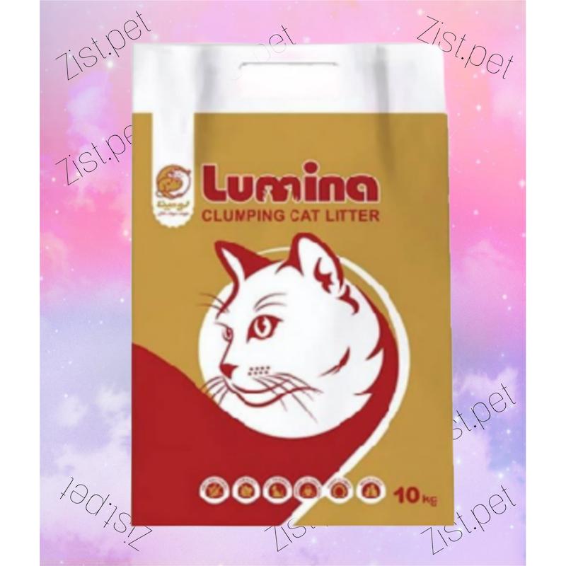 خاک بستر گربه لومینا ساده وزن 10 کیلوگرمی Lumina cat litter