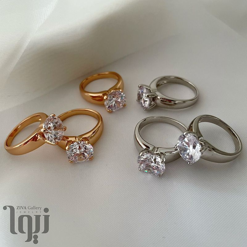 انگشتر تک نگین ژوپینگ