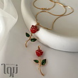 گردنبند گل رز ژوپینگ