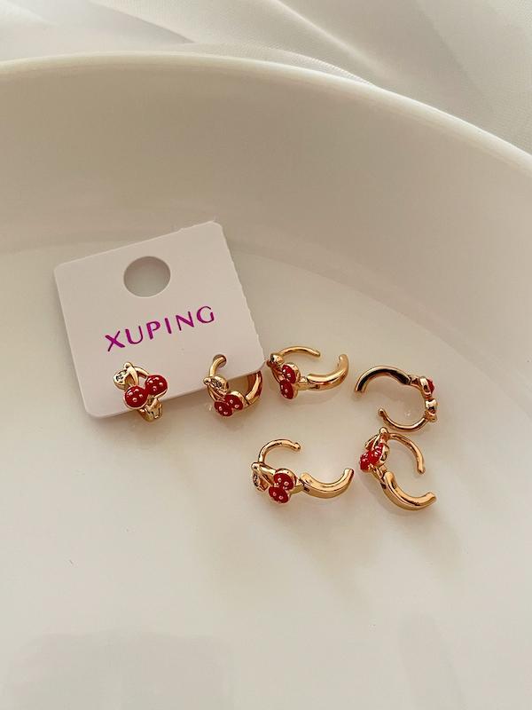 گوشواره ریز گیلاس ژوپینگ