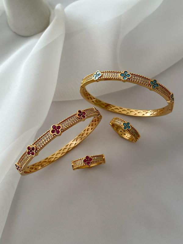 ست انگشتر و بنگل ونکلیف